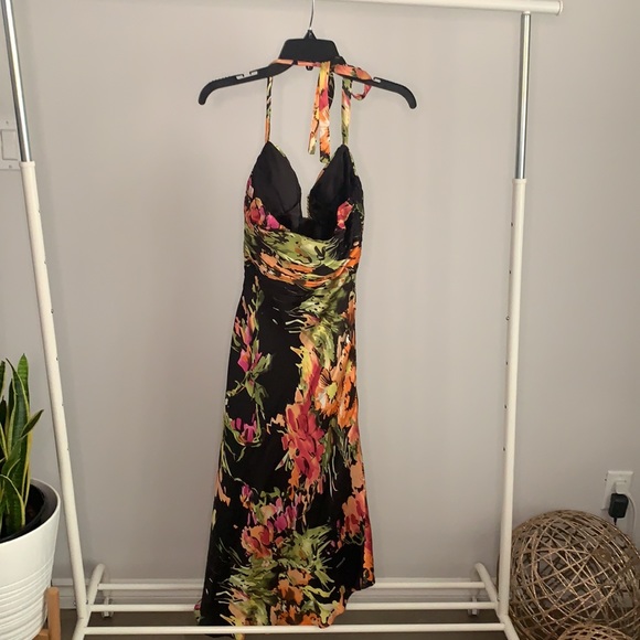 Cache Multicolor Floral High Low Dress - Picture 2 of 4